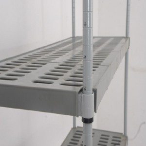 Discountable price plastic shelf to Hungary Factories