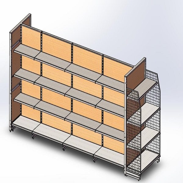 Factory directly supply
 Timber shelving PPH35-18W to Czech republic Manufacturers