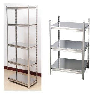 Stainless rivet shelving