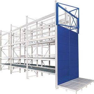 Heavy duty mesh decking racking