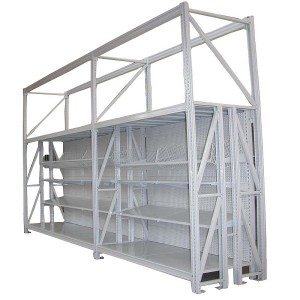 Integrated display shelving